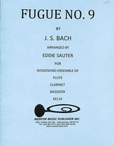 Fugue #9 Flute, Clarinet and Bassoon Trio cover